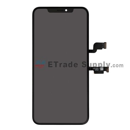 For Apple iPhone XS Max LCD Screen and Digitizer Assembly with Frame Replacement - Black - Grade R