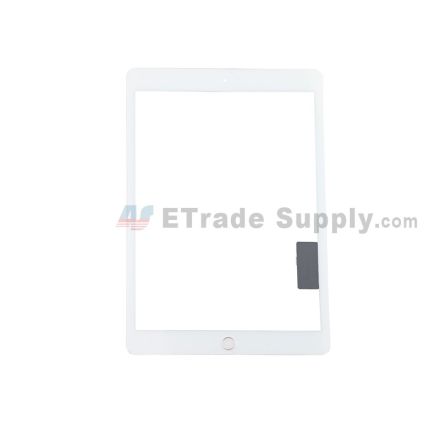For Apple iPad 10.2 (2019) Digitizer Touch Screen Assembly with Adhesive Replacement - White - Grade S+