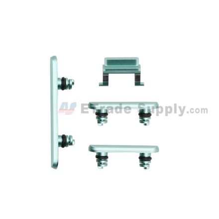 For Apple iPhone 11 Side Keys Replacement (4 pcs/set) - Green - Grade S+