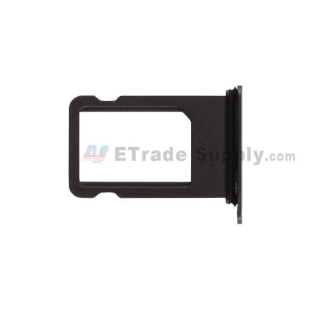 For Apple iPhone SE 2 SIM Card Tray Replacement - Black - Grade S+