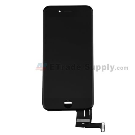 For Apple iPhone SE 2 LCD Screen and Digitizer Assembly with Frame Replacement - Black - Grade S+