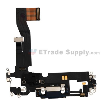 For Apple iPhone 12 Charging Port Flex Cable Ribbon Replacement - Blue - Grade S+