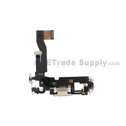 For Apple iPhone 12 Charging Port Flex Cable Ribbon Replacement - White - Grade S+