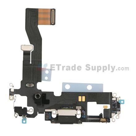 For Apple iPhone 12 Pro Charging Port Flex Cable Ribbon Replacement - Graphite - Grade S+