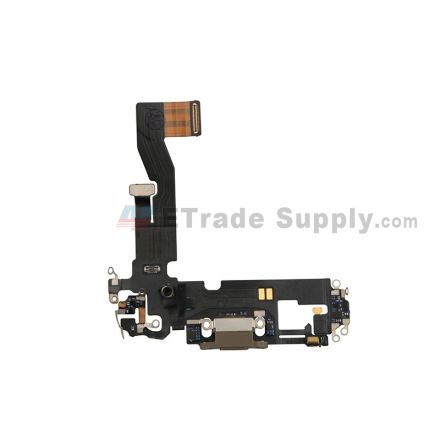 For Apple iPhone 12 Pro Charging Port Flex Cable Ribbon Replacement - Gold - Grade S+