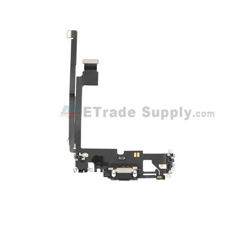 For Apple iPhone 12 Pro Max Charging Port Flex Cable Ribbon Replacement - Graphite - Grade S+