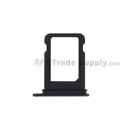 For Apple iPhone 12 Mini SIM Card Tray Replacement (Single SIM Card) - Black - Grade S+