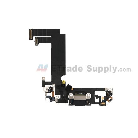 For Apple iPhone 12 Mini Charging Port Flex Cable Ribbon Replacement - Black - Grade S+