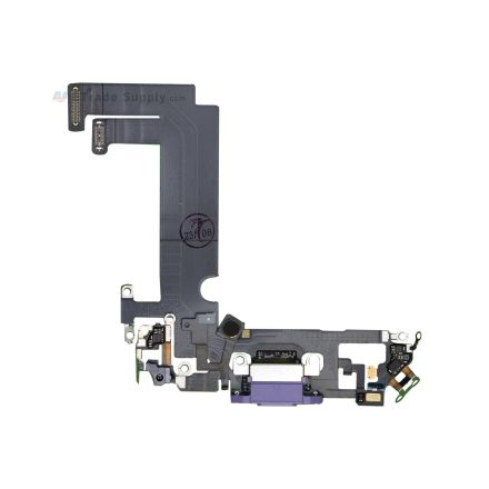 For Apple iPhone 12 Mini Charging Port Flex Cable Ribbon Replacement - Purple - Grade S+
