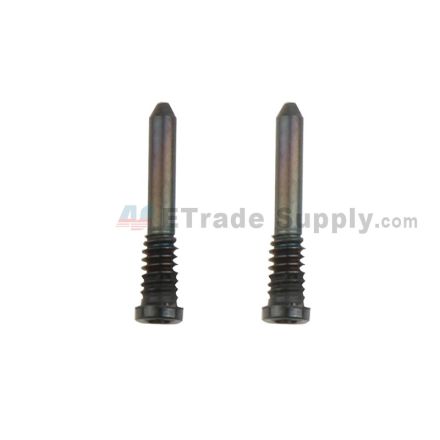 For Apple iPhone XR Charging Port Screws Set Replacement (2 pcs/ set) - Black - Grade S+