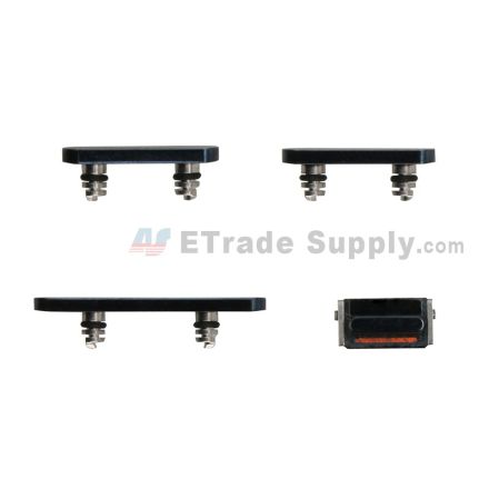 For Apple iPhone 12 Pro Side Keys Replacement (4 pcs/set) - Pacific Blue - Grade S+