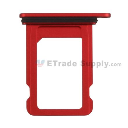 For Apple iPhone 13 Mini SIM Card Tray Replacement (Single SIM Card) - Red - Grade S+