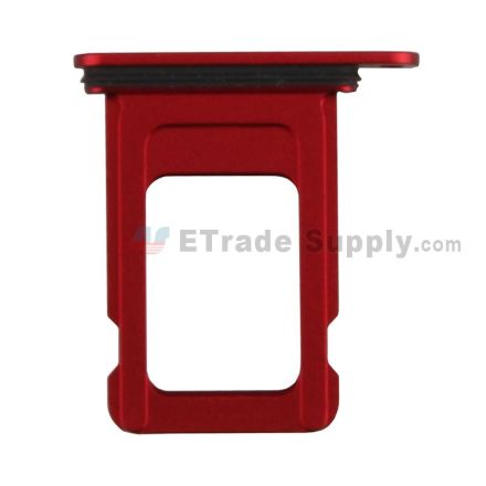For Apple iPhone 13 SIM Card Tray Replacement (Single SIM Card) - Red - Grade S+