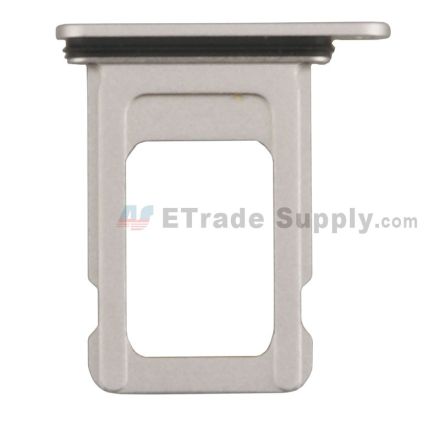 For Apple iPhone 13 SIM Card Tray Replacement (Single SIM Card) - White - Grade S+