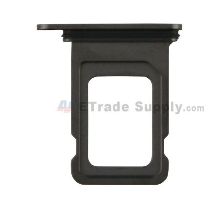 For Apple iPhone 13 Pro SIM Card Tray Replacement (Single SIM Card) - Graphite - Grade S+
