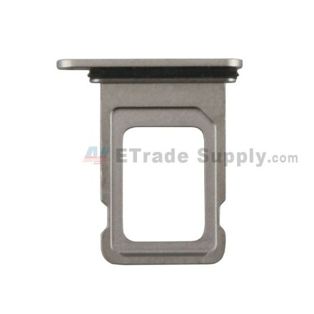For Apple iPhone 13 Pro SIM Card Tray Replacement (Single SIM Card) - Silver - Grade S+