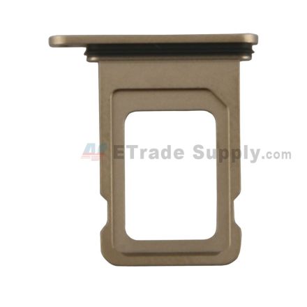 For Apple iPhone 13 Pro SIM Card Tray Replacement (Single SIM Card) - Gold - Grade S+