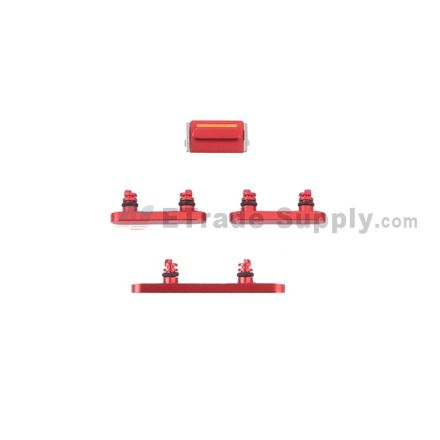 For Apple iPhone 13 Side Keys Replacement (4 pcs/set) - Red - Grade S+