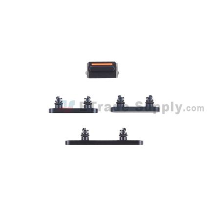 For Apple iPhone 13 Side Keys Replacement (4 pcs/set) - Midnight - Grade S+