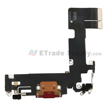 For Apple iPhone 13 Charging Port Flex Cable Ribbon Replacement - Red - Grade S+