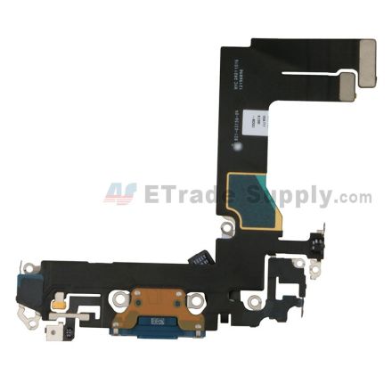 For Apple iPhone 13 Mini Charging Port Flex Cable Ribbon Replacement - Blue - Grade S+
