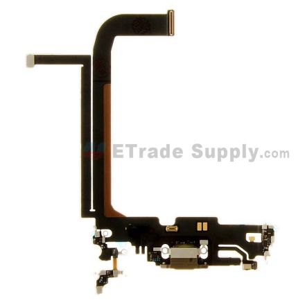 For Apple iPhone 13 Pro Max Charging Port Flex Cable Ribbon Replacement - Gold - Grade S+