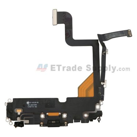 For Apple iPhone 13 Pro Charging Port Flex Cable Ribbon Replacement - Silver - Grade S+