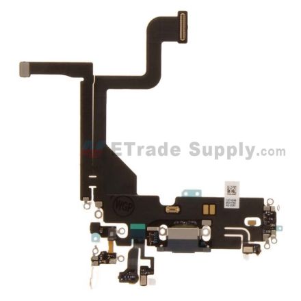 For Apple iPhone 13 Pro Charging Port Flex Cable Ribbon Replacement - Sierra Blue - Grade S+
