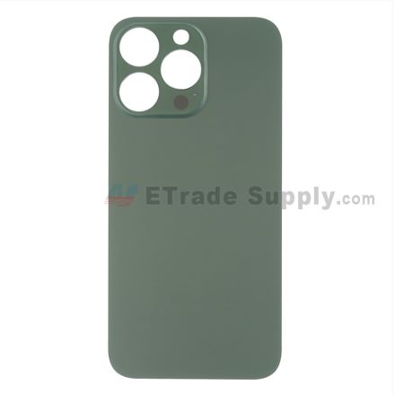 For Apple iPhone 13 Pro Battery Door with Apple Logo Replacement - Graphite- Grade R