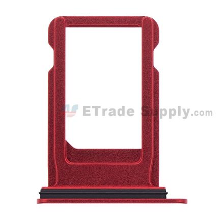 For Apple iPhone SE (2022) SIM Card Tray Replacement - Red - Grade S+