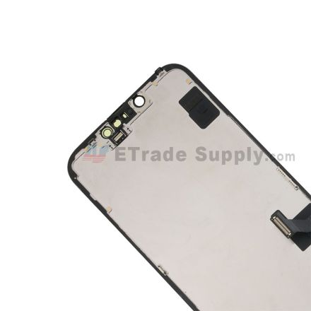 For Apple iPhone 14 LCD Screen and Digitizer Assembly with Frame Replacement - Black - Grade S+