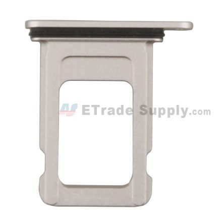For Apple iPhone 14 SIM Card Tray Replacement (Single SIM Card)- Starlight - Grade S+