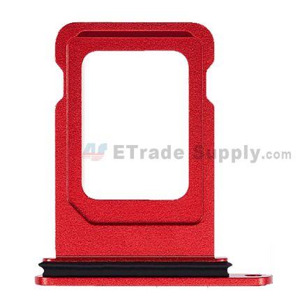 For Apple iPhone 14 Plus SIM Card Tray Replacement (Single SIM Card) - Red - Grade S+