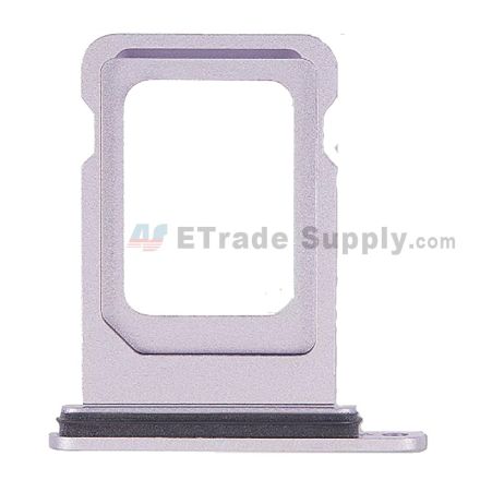For Apple iPhone 14 Plus SIM Card Tray Replacement (Single SIM Card) - Purple - Grade S+