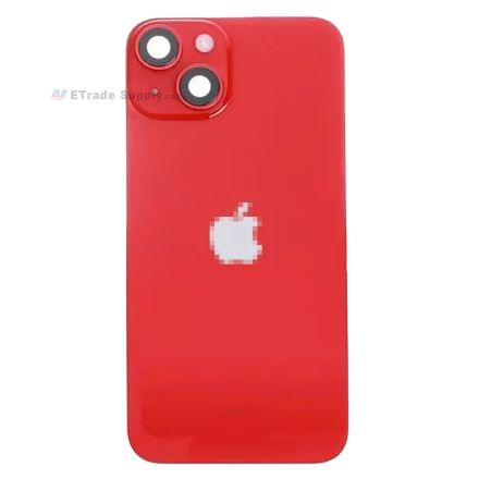 For Apple iPhone 14 Battery Door Assembly Replacement - Red - Grade S+