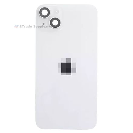 For Apple iPhone 14 Plus Battery Door Assembly Replacement - Starlight - Grade S+