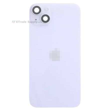 For Apple iPhone 14 Plus Battery Door Assembly Replacement - Purple - Grade S+
