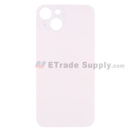 For Apple iPhone 14 Battery Door with Apple Logo Replacement - Red - Grade R