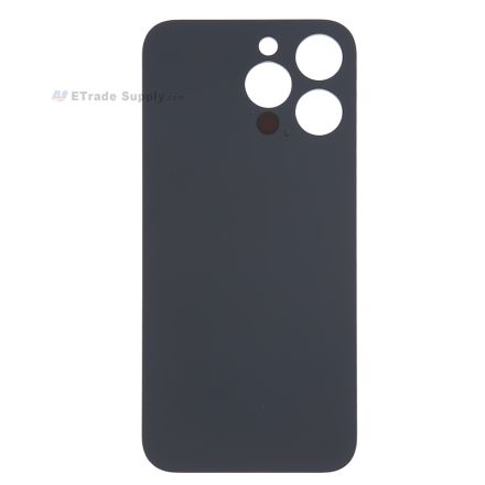For Apple iPhone 14 Pro Max Battery Door with Apple Logo Replacement -- Deep Purple - Grade R