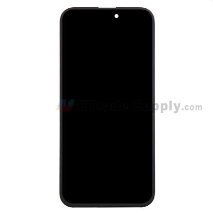 For Apple iPhone 15 Plus LCD Screen and Digitizer Assembly with Frame Replacement - Black - Grade S+