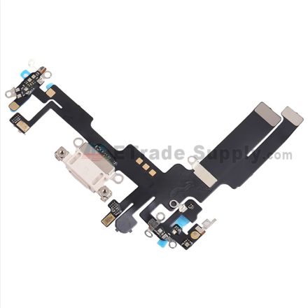 For Apple iPhone 14 Charging Port Flex Cable Ribbon ,Starlight
