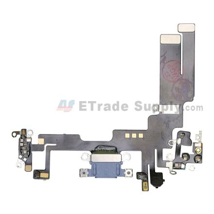 For Apple iPhone 14 Charging Port Flex Cable Ribbon , Blue