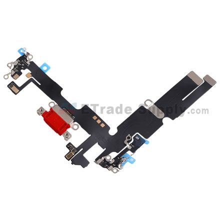 For Apple iPhone 14 Plus Charging Port Flex Cable Ribbon , Red