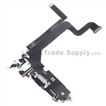 Apple iPhone 14 Pro Max Charging Port Flex Cable Ribbon, Deep Purple