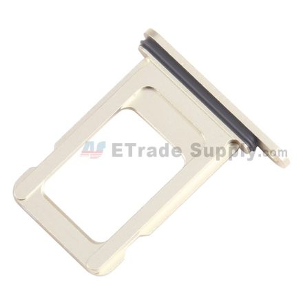 For Apple iPhone 15/15 Plus SIM Card Tray Replacement (Single SIM Card) - Yellow - Grade S+