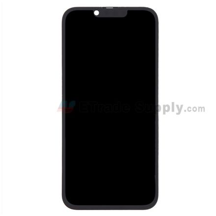 For Apple iPhone 14 LCD Screen and Digitizer Assembly with Frame Replacement (OLED) - Black - Grade R