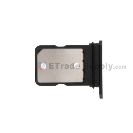 For Google Pixel 4 XL Sim Card Tray Replacement - Black - Grade S+