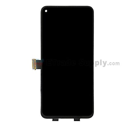 For Google Pixel 5 LCD Screen and Digitizer Assembly Replacement - Black - Grade S+