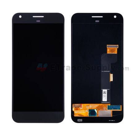 For Google Pixel XL LCD Screen and Digitizer Assembly Replacement - Black - Without Any Logo - Grade S+