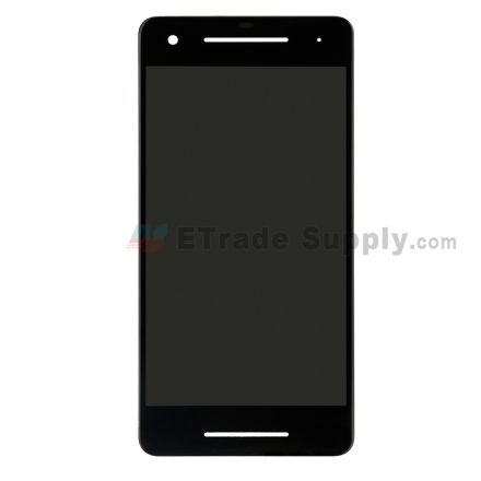 For Google Pixel 2 LCD Screen and Digitizer Assembly Replacement - Black - Grade S+